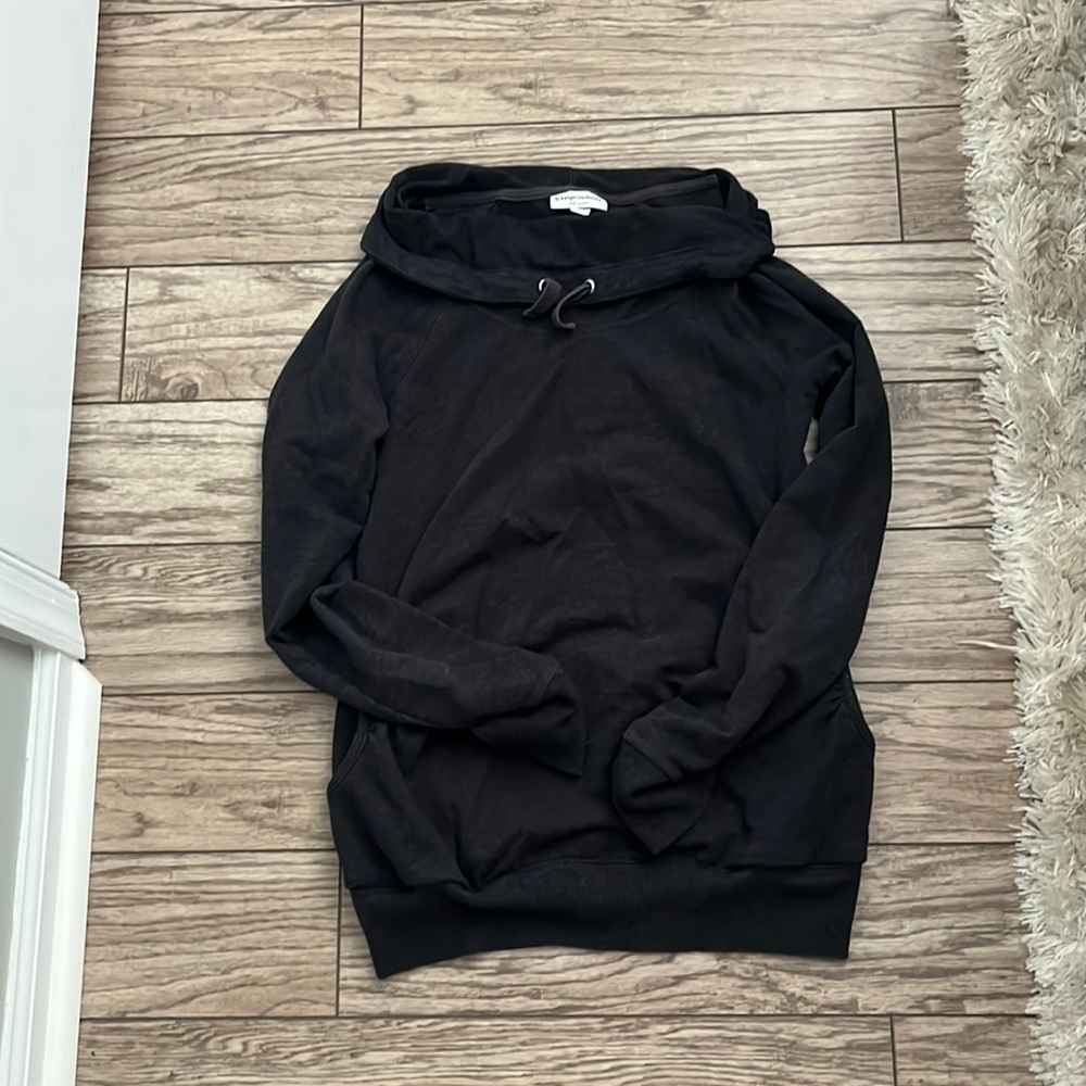 Liz Lange maternity cowl neck sweatshirt